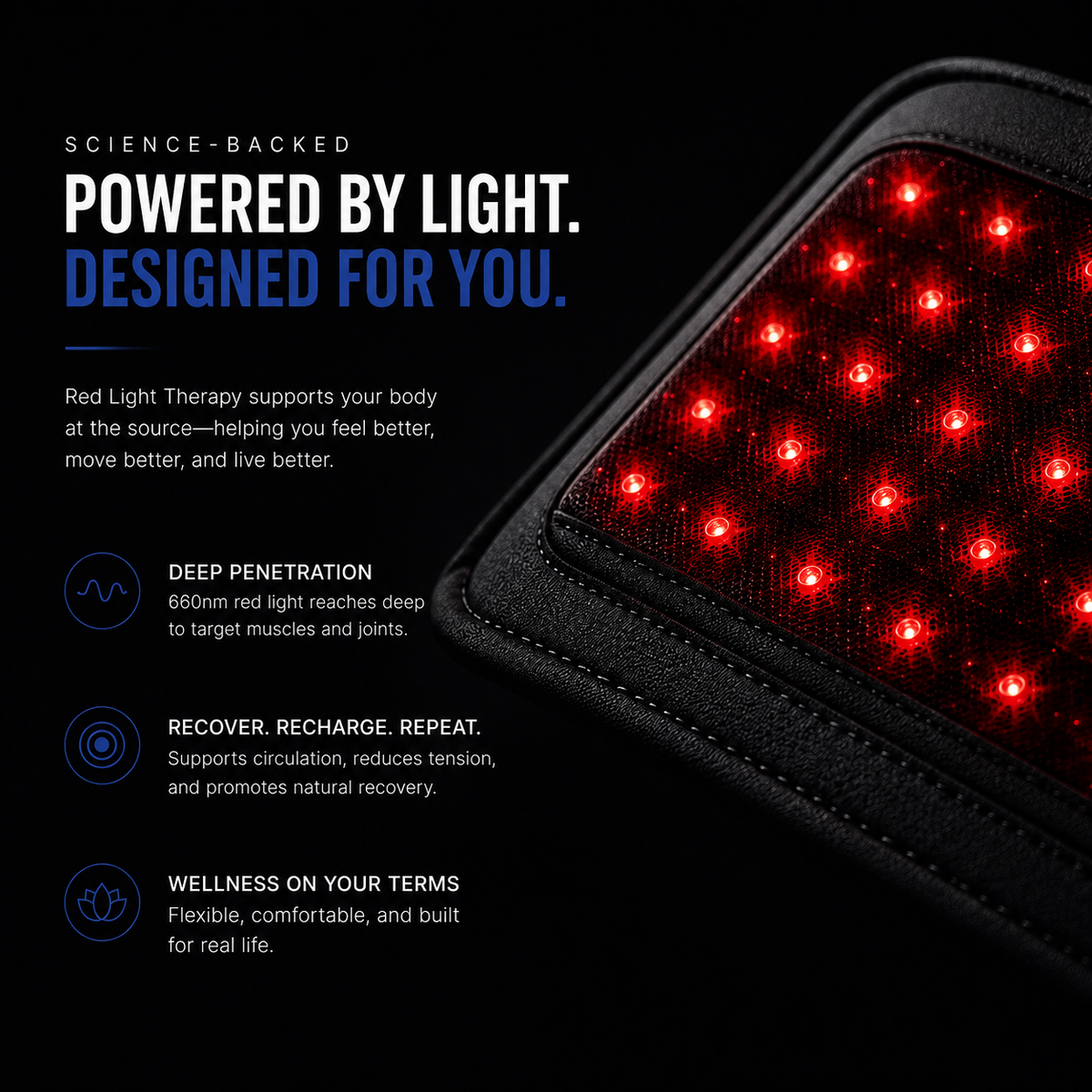 Vibronis™ RedGlow Pro Belt